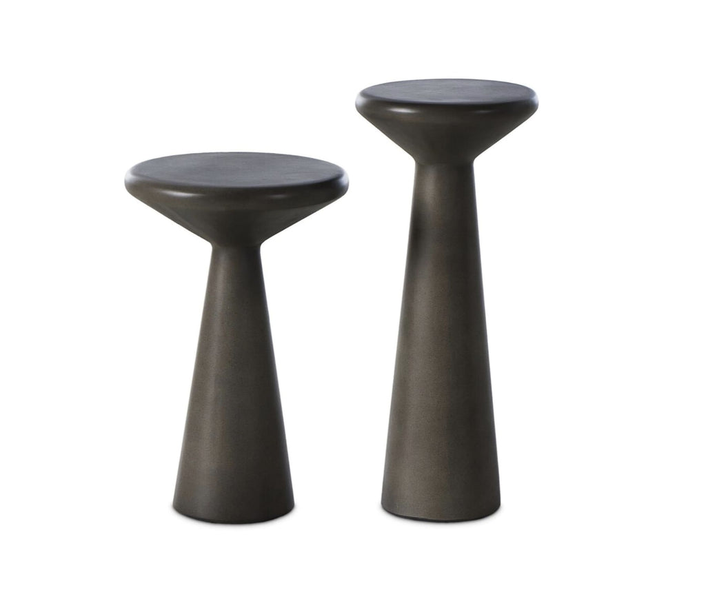 Ravine Concrete Accent Tables, Set of 2