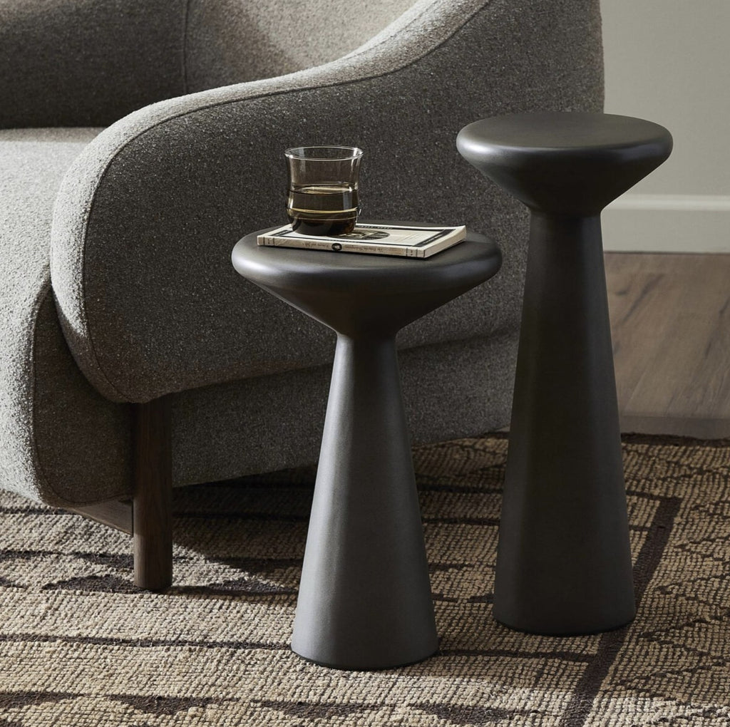 Ravine Concrete Accent Tables, Set of 2