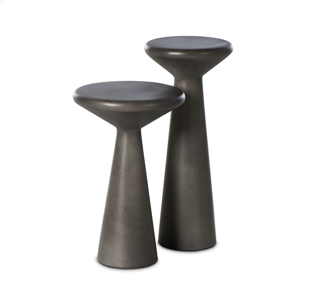 Ravine Concrete Accent Tables, Set of 2