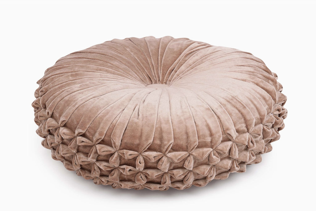 Velvet Round Handmade Pillow