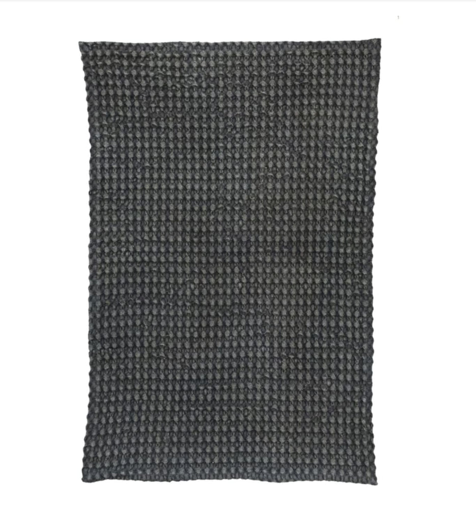 Stonewashed Cotton Waffle Weave Tea Towel