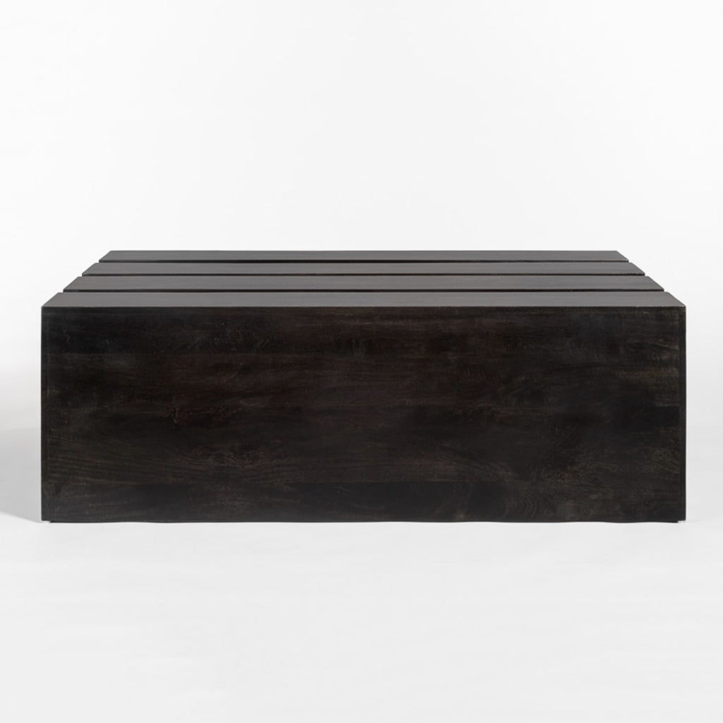 Carson Coffee Table, Dark Ebony Mango Wood 54"W x 40"D x 18"H