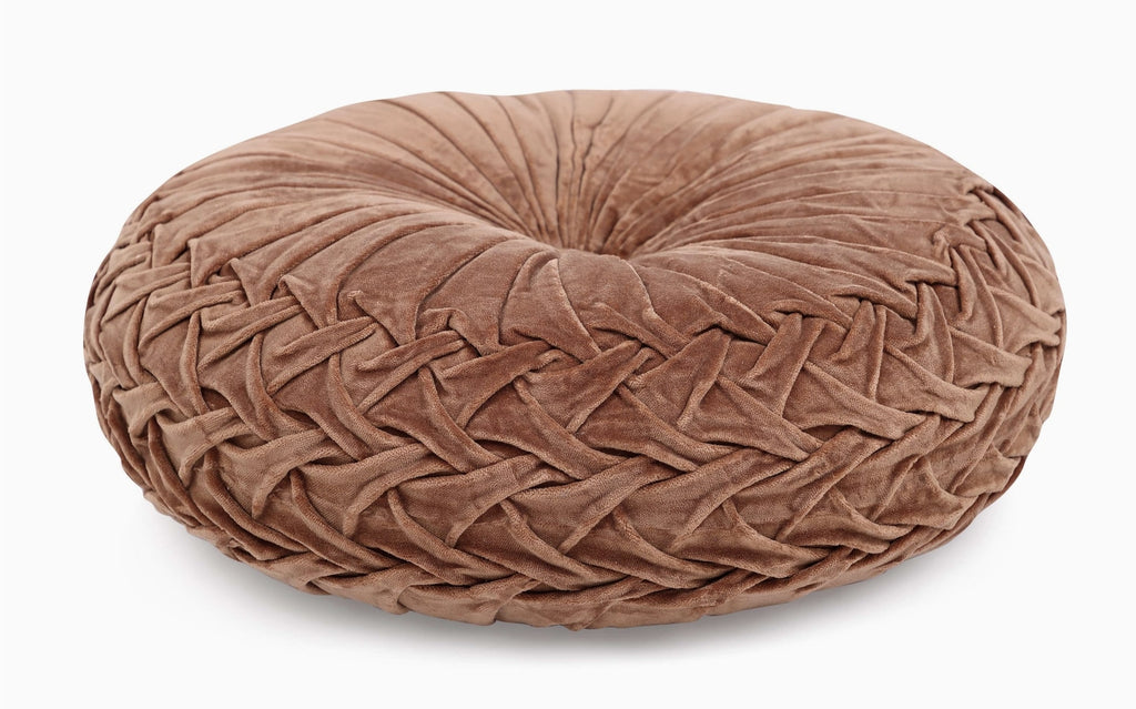 Velvet Round Handmade Pillow